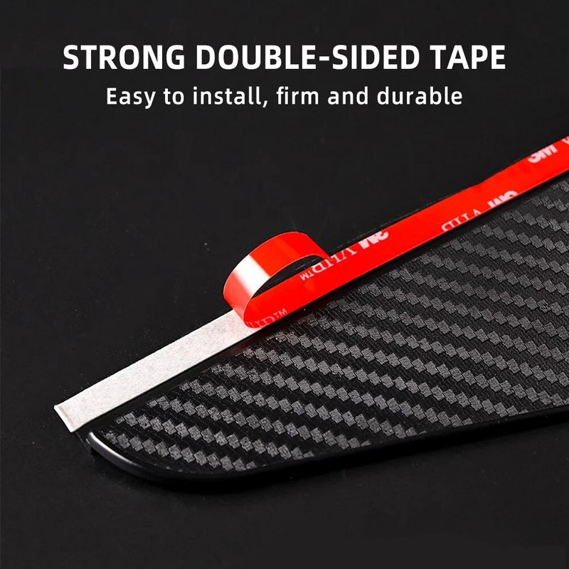 2gab Universāls automašīnas atpakaļskata spogulis uzacu auto aizmugures skata sānu lietus vairogs sniega aizsargs saules aizsargs.