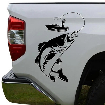 Fishing Fisherman Fish Boat Reflective Car-Styling Vehicle Decals Sticker Decor Водоустойчиви PVC стикери за автомобили