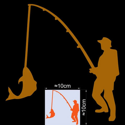 Pimedas helendav kalapüügi kleebis Magamistoa seinalüliti Köök külmkapp Vannitoa uks Sülearvuti auto kere akna kaitseraud DIY vinüülkleebis