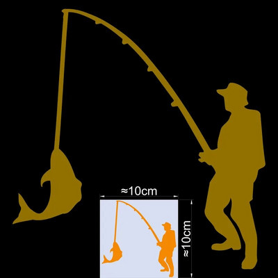 Pimedas helendav kalapüügi kleebis Magamistoa seinalüliti Köök külmkapp Vannitoa uks Sülearvuti auto kere akna kaitseraud DIY vinüülkleebis