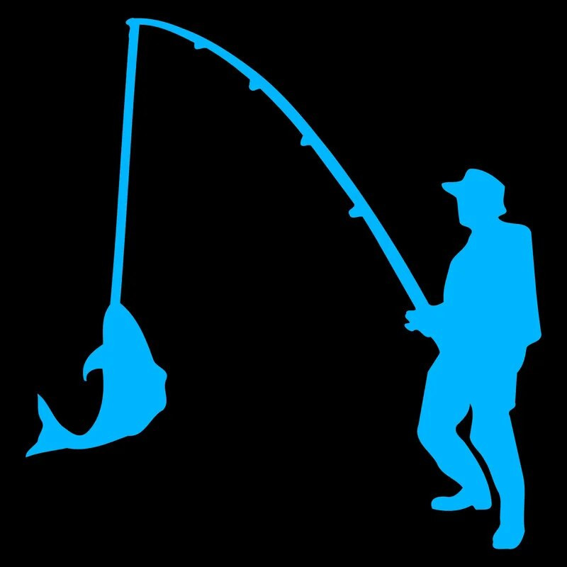 Pimedas helendav kalapüügi kleebis Magamistoa seinalüliti Köök külmkapp Vannitoa uks Sülearvuti auto kere akna kaitseraud DIY vinüülkleebis