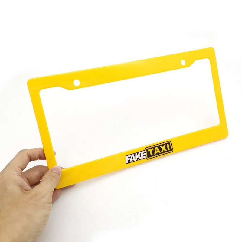 Uusim 2PCS JDM USA standardne ABS-auto numbrimärgi raam HKS Ukiyo-e Blue Wave Hokkaido dekoratsiooniauto numbrimärgi hoidjale