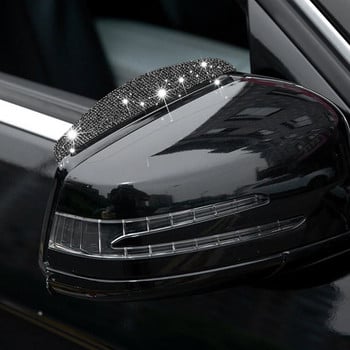 2 τμχ PVC Αυτοκόλλητο καθρέφτη αυτοκινήτου πίσω όψης Rain φρύδι Weatherstrip Auto Mirror Rain Shield Shade Protector Αξεσουάρ αυτοκινήτου
