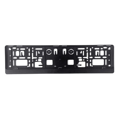 Univerzalni adapter za montažu nosača europskih registarskih pločica Nosač okvira odbojnika Crni PP okvir Dodatak za automobil