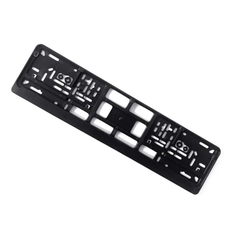 Univerzalni adapter za montažu nosača europskih registarskih pločica Nosač okvira odbojnika Crni PP okvir Dodatak za automobil