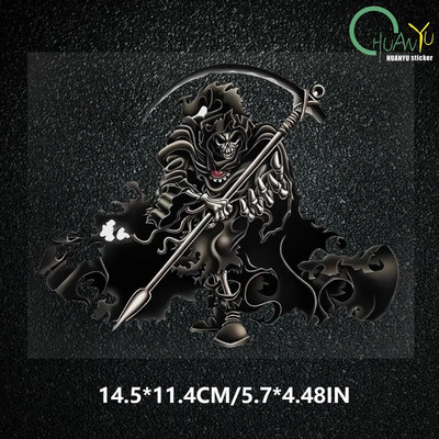 Tamna Noć vještica Skull King Kreativni uzorak Vodootporni ukras za automobil Reflektirajuća osobnost modificirana naljepnica za automobil motocikl