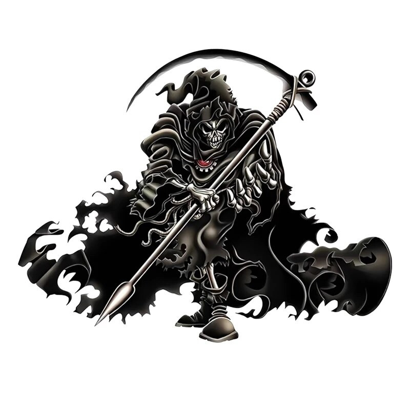 Tamna Noć vještica Skull King Kreativni uzorak Vodootporni ukras za automobil Reflektirajuća osobnost modificirana naljepnica za automobil motocikl