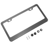 Süsinikkiust numbrimärgi raami numbrihoidja meestele raamid roostevabast terasest süsiniku kaaned kraam