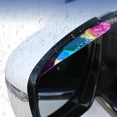 Car Rearview Mirror Rain Eyebrow Auto Rear View Mirror Rainproof Shield Protector Sun Shade Snow Guard Cover Decor Accessories