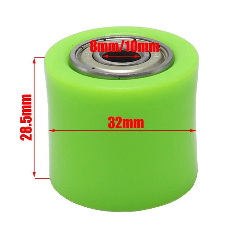 8 mm 10 mm varančiosios grandinės ritininis skriemulys rato slankiklio įtempiklio rato kreiptuvas gatvės dviračių enduro motociklų motokroso keturračiams CRF CR XR