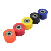 Motociklo motociklo 8 mm arba 10 mm grandinės ritinėlio įtempiklio skriemulio rato kreiptuvas, skirtas XR CR CRF 125 250 450 Pit Pro Dirt Bike Motocross