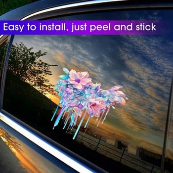 Αστεία λεκέδες χρώματος Αυτοκόλλητα αυτοκινήτου Σώμα αυτοκινήτου Εξατομικευμένο διακοσμητικό παράθυρο Rainbow Doodle Αυτοκόλλητα Διακοσμητικά αξεσουάρ αυτοκινήτου
