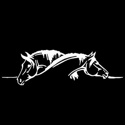 Autokleebis Ilus hobune autokleebis Stiilkleebis Dekoratsioon Peegeldav vinüülist autokleebis, Mootorratta kleebise kriimustustega kate