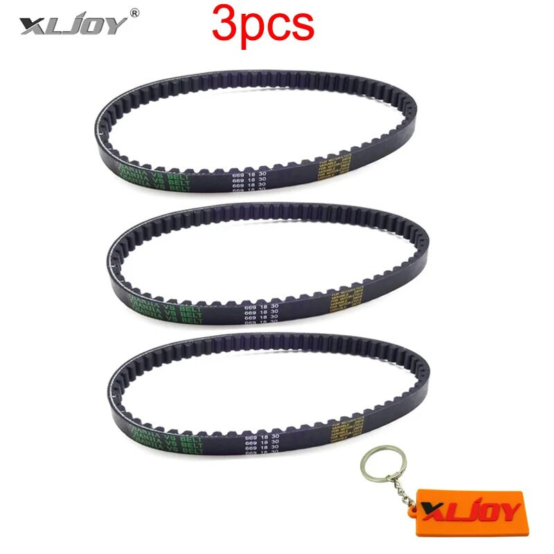 XLJOY 669 18 30 CVT pavaros diržas, skirtas GY6 49cc 50cc 80cc kinų mopedo motorolerio Jmstar Kazuma Roketa Sunl Vespa Jonway Znen