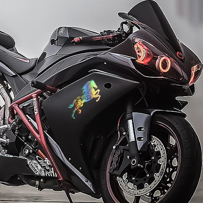 G124 19.5X20CM autokleebis Nägus hobune veekindel vinüülkleebis Autotarvikud Pegatinas Para Coche DIY auto stiil