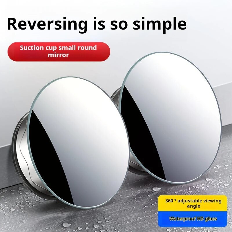 Auto tahavaatepeegel väike ümmargune peegel tagurpidi artefakt pimeala HD lisapeegel 360 kraadi multifunktsionaalne pimeala mi