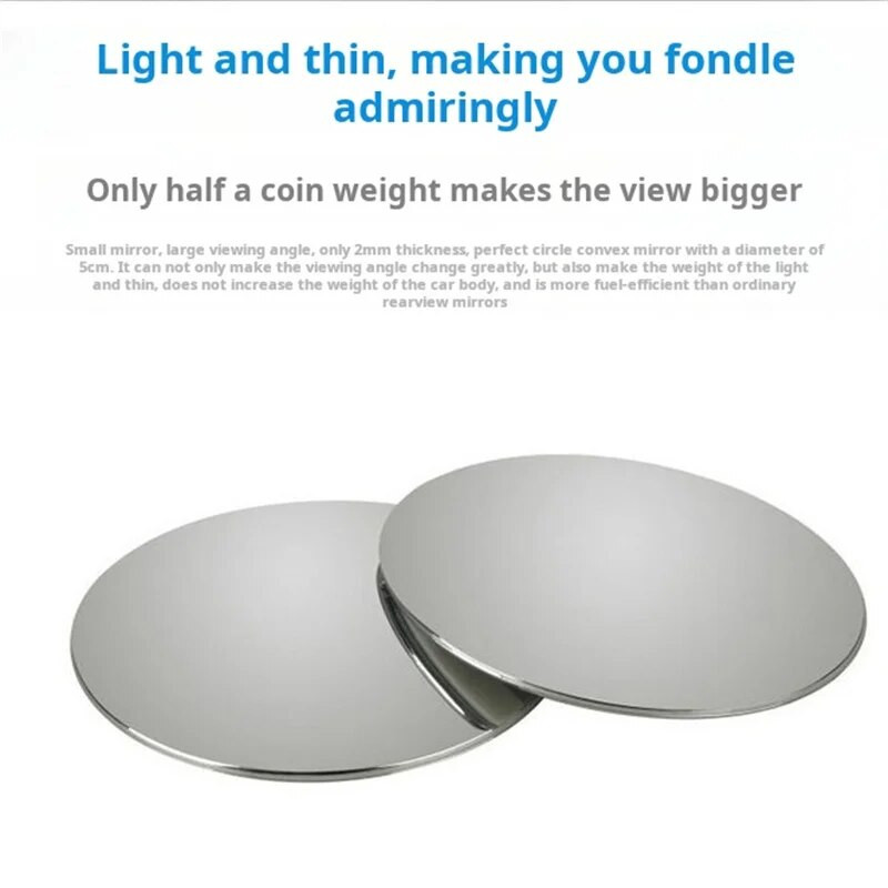 Auto tahavaatepeegel väike ümmargune peegel tagurpidi artefakt pimeala HD lisapeegel 360 kraadi multifunktsionaalne pimeala mi