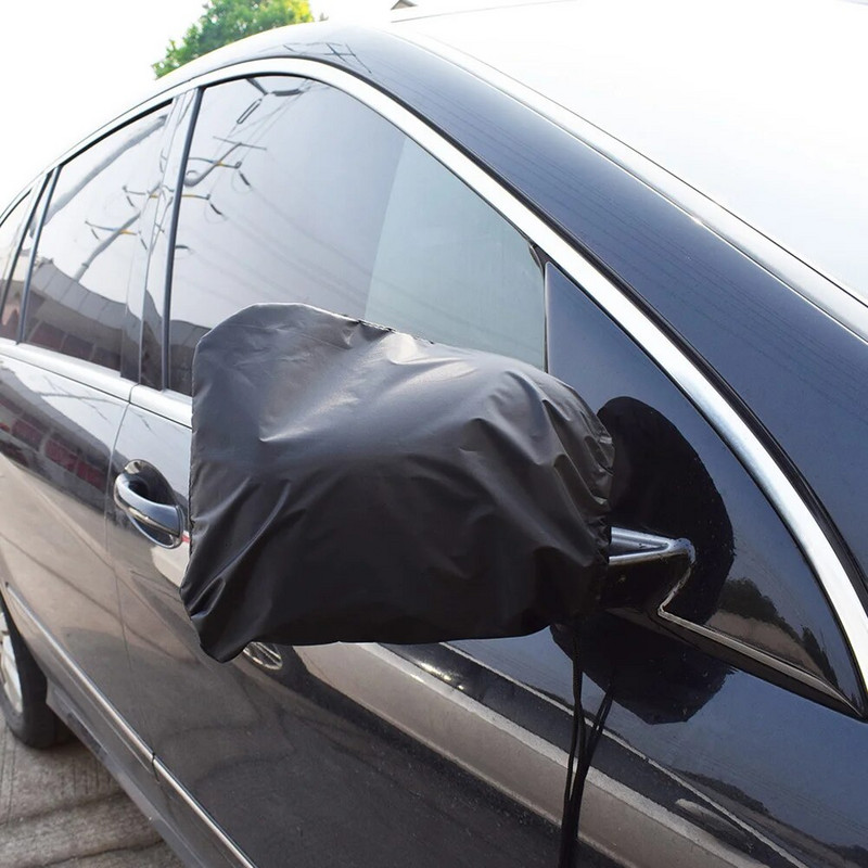 2Gb Snow Ice Winter Auto Auto aizmugures skata sānu spoguļa aizsalšanas aizsargs Ūdensizturīgs sānu spoguļa aizmugures skata vāka aizsardzība