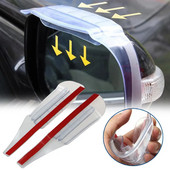 2TK õhukuivatusstiilis universaalne auto tahavaate peegel vihmakaitse päikesesirm Kulmude automaatne kaitse külgvaate peegli vihmakaitse