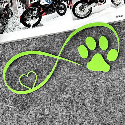 Otisak mačje šape Reflektirajuća naljepnica za motocikl Moto Scooter Decal Dodaci za VESPA PX GTS 300 Sprint Primavera LX50 LX125