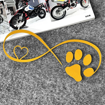 Otisak mačje šape Reflektirajuća naljepnica za motocikl Moto Scooter Decal Dodaci za VESPA PX GTS 300 Sprint Primavera LX50 LX125