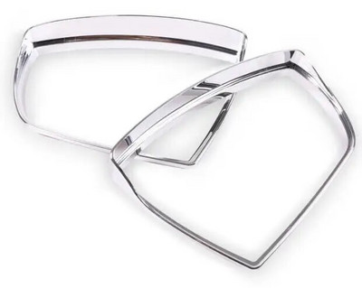 Auto tahavaatepeegli kroom akrüül vihmakulmude kleebis Ford Ecosport 2013 2014 2015 2016 2017 jaoks