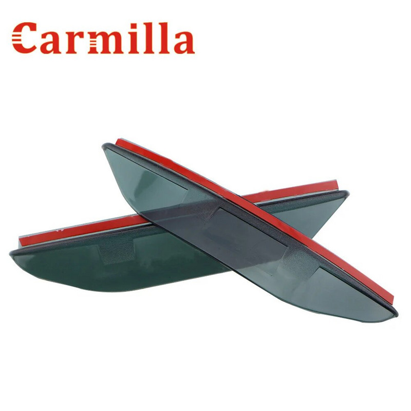 Auto tahavaatepeegli kroom akrüül vihmakulmude kleebis Ford Ecosport 2013 2014 2015 2016 2017 jaoks