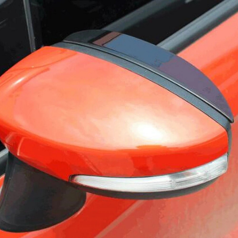 Auto tahavaatepeegli kroom akrüül vihmakulmude kleebis Ford Ecosport 2013 2014 2015 2016 2017 jaoks