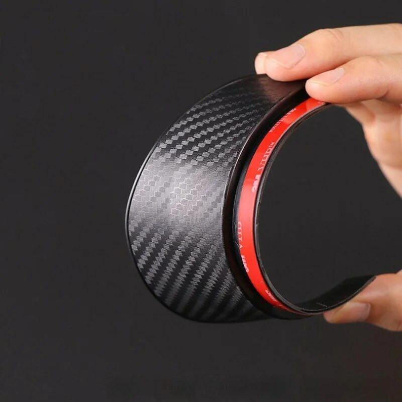 2 DB autós visszapillantó tükör eső szemöldök védőszemüveg szénszálas autó hátsó oldalsó hó napellenző esővédő autós tükör tartozékok