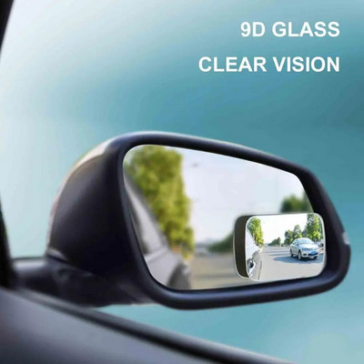 2 бр./компл. огледало за обратно виждане с висока яснота, широкоъгълно мини 360-градусово изпъкнало огледало за обратно виждане за кола
