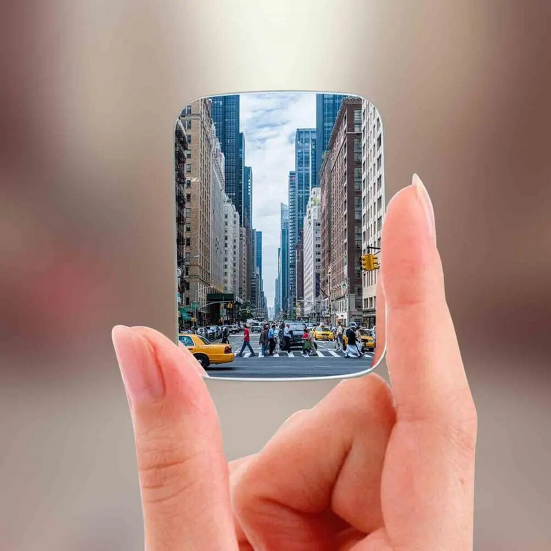 2db/szett visszapillantó tükör, nagy tisztaságú, széles látószögű mini 360 fokos domború hátsó tükör autóhoz