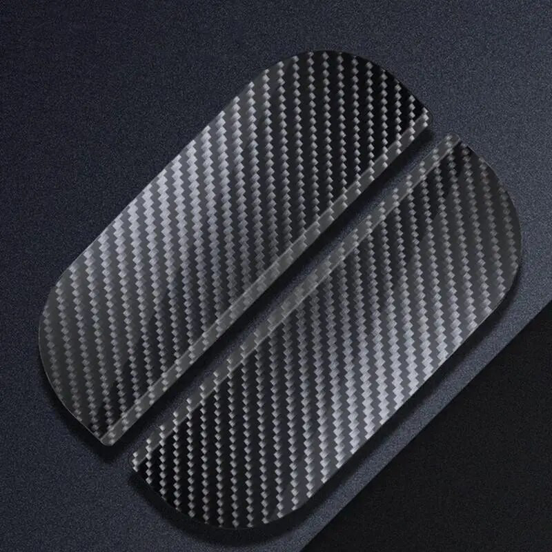 2gab Automašīnas atpakaļskata spoguļu lietus uzacu aizsargs, oglekļa šķiedras automašīnas aizmugures skata sānu sniega saulessargs lietus aizsargs automašīnas spoguļa piederumi