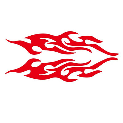 2 tk Autokleebised Modifitseeritud leekkleebised Kriimud Mootorratta kaitseraua kapoti tahavaate peegli peakaane kleebis auto stiilikujundus