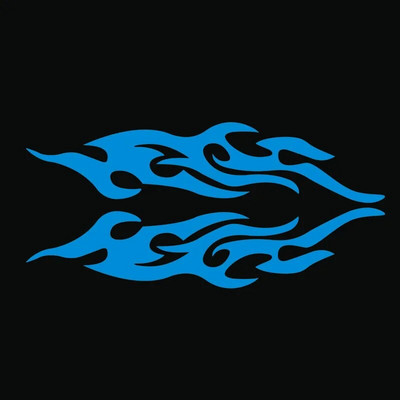 2 tk Autokleebised Modifitseeritud leekkleebised Kriimud Mootorratta kaitseraua kapoti tahavaate peegli peakaane kleebis auto stiilikujundus