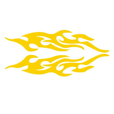 2 tk Autokleebised Modifitseeritud leekkleebised Kriimud Mootorratta kaitseraua kapoti tahavaate peegli peakaane kleebis auto stiilikujundus