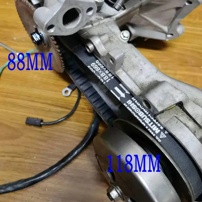 Motociklo CVT pavaros diržas DIO DIO50 ZX AF18 AF27 AF28 AF34 AF35 dvitaktis sankabos pavaros trianas 669-18.8 648-16.6 gle diržas