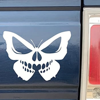 Αυτοκόλλητα μοτοσικλέτας Skull Butterfly για αγωνιστικό κράνος δεξαμενής καυσίμου αμαξώματος αδιάβροχα αυτοκόλλητα Κάλυμμα πόρτας προφυλακτήρα αυτοκινήτου γρατσουνιές διακόσμηση