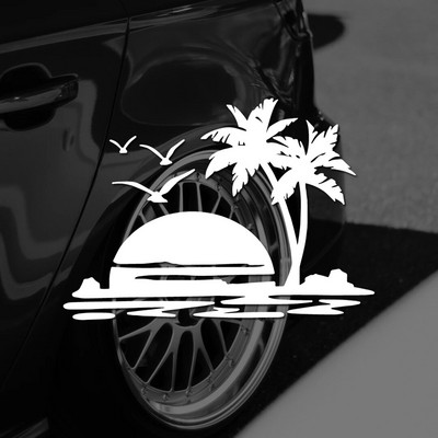 Палми SummerCar Sticker Мотоциклетни стикери Аксесоари за стайлинг на автомобили Направи си сам Auto Truck StickerWaterproof and non debondingCustom