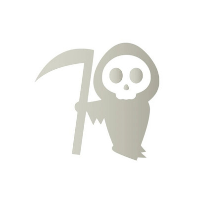 Grim Reaper Lurking Vinyl Sticker Decals Spooky Skeleton Peeker Naljepnice za prozor automobila, branik, ukras za prijenosno računalo