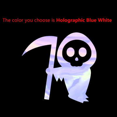 Grim Reaper Lurking Vinyl Sticker Decals Spooky Skeleton Peeker Naljepnice za prozor automobila, branik, ukras za prijenosno računalo