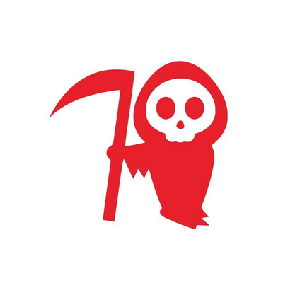 Grim Reaper Lurking Vinyl Sticker Decals Spooky Skeleton Peeker Naljepnice za prozor automobila, branik, ukras za prijenosno računalo