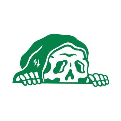 Grim Reaper Lurking Vinyl Sticker Decals Spooky Skeleton Peeker Naljepnice za prozor automobila, branik, ukras za prijenosno računalo