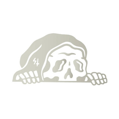 Grim Reaper Lurking Vinyl Sticker Decals Spooky Skeleton Peeker Naljepnice za prozor automobila, branik, ukras za prijenosno računalo