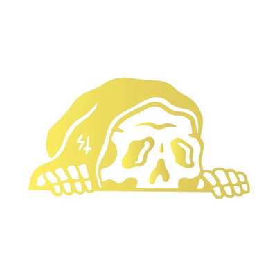 Grim Reaper Lurking Vinyl Sticker Decals Spooky Skeleton Peeker Naljepnice za prozor automobila, branik, ukras za prijenosno računalo