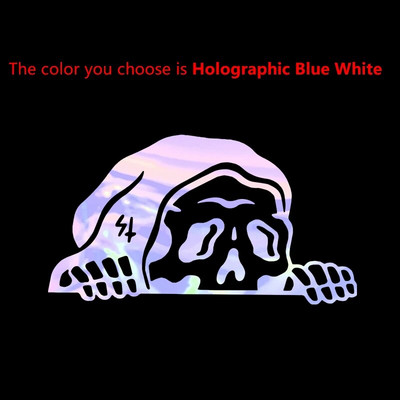 Grim Reaper Lurking Vinyl Sticker Decals Spooky Skeleton Peeker Naljepnice za prozor automobila, branik, ukras za prijenosno računalo