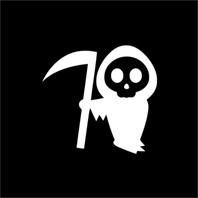 Grim Reaper Lurking Vinyl Sticker Decals Spooky Skeleton Peeker Naljepnice za prozor automobila, branik, ukras za prijenosno računalo