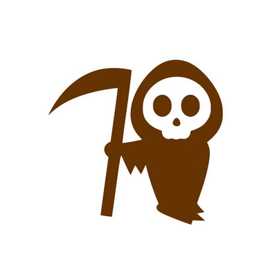 Grim Reaper Lurking Vinyl Sticker Decals Spooky Skeleton Peeker Naljepnice za prozor automobila, branik, ukras za prijenosno računalo