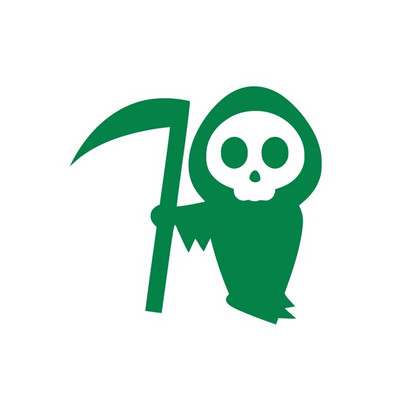 Grim Reaper Lurking Vinyl Sticker Decals Spooky Skeleton Peeker Naljepnice za prozor automobila, branik, ukras za prijenosno računalo