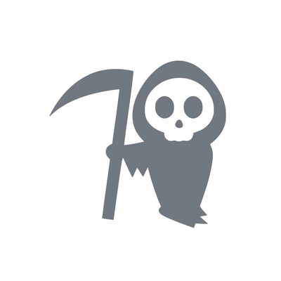 Grim Reaper Lurking Vinyl Sticker Decals Spooky Skeleton Peeker Naljepnice za prozor automobila, branik, ukras za prijenosno računalo