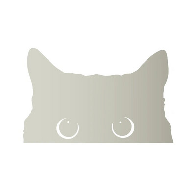 Vinilna naljepnica s mačkom koja viri Naljepnice za prozore na braniku automobila, smiješne slatke naljepnice s mačkama koje vire Ukrasne uklonjive naljepnice za prijenosno računalo